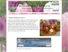 Tablet Screenshot of mapleweddingfavors.com